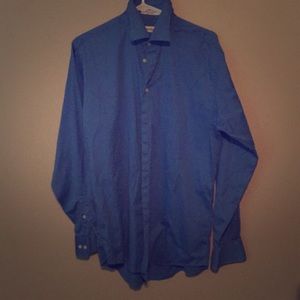 Calvin Klein blue button up size M